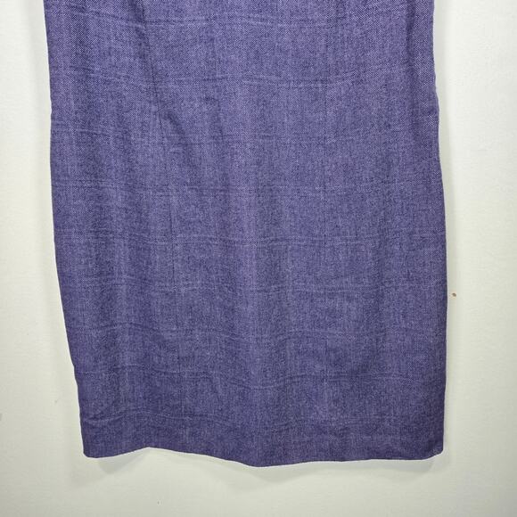 Banana Republic Purple Tie Back Sheath Dress. Size 14 - Picture 3 of 10